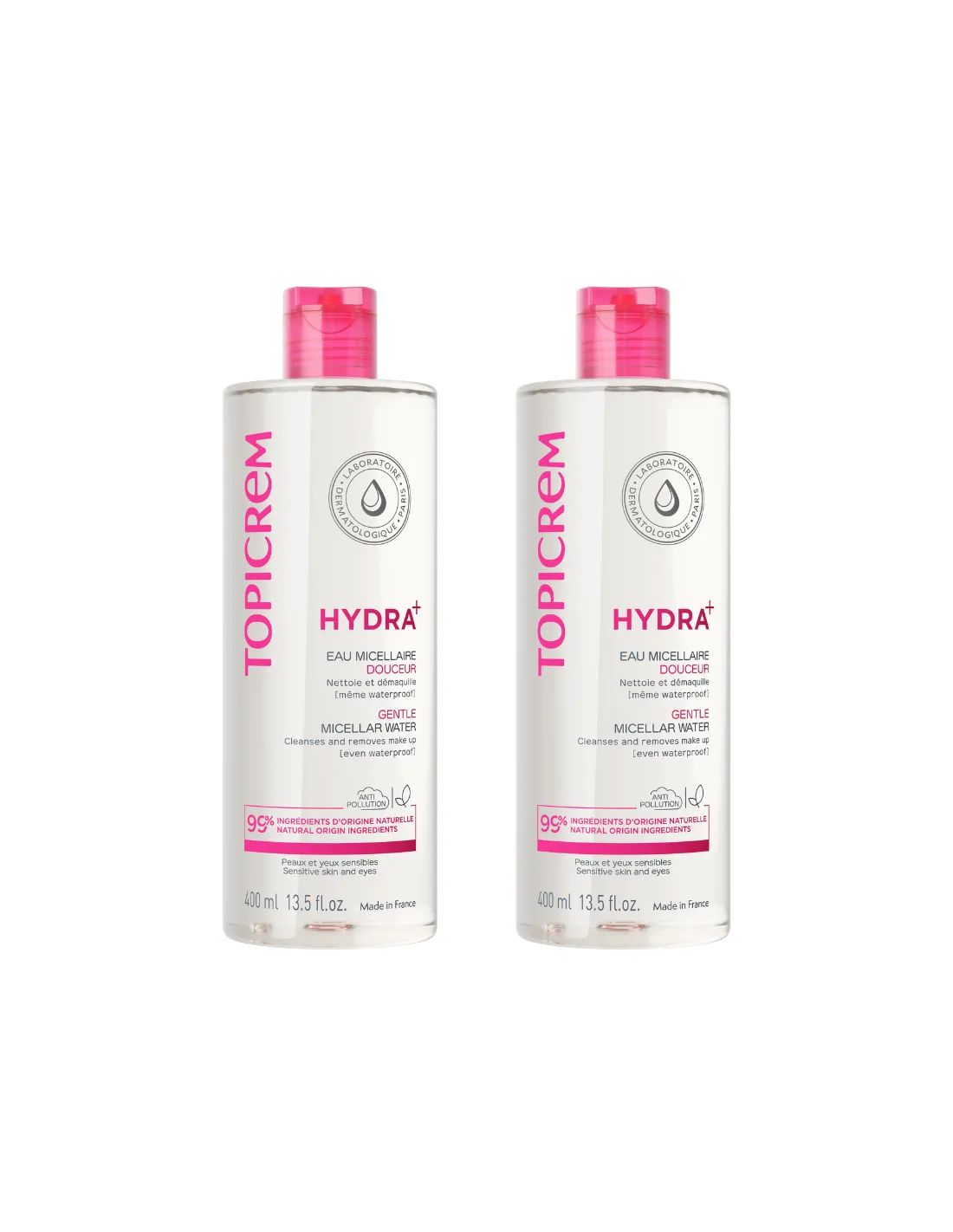 TOPICREM Duplo Agua Micelar Suave 2x400 ml