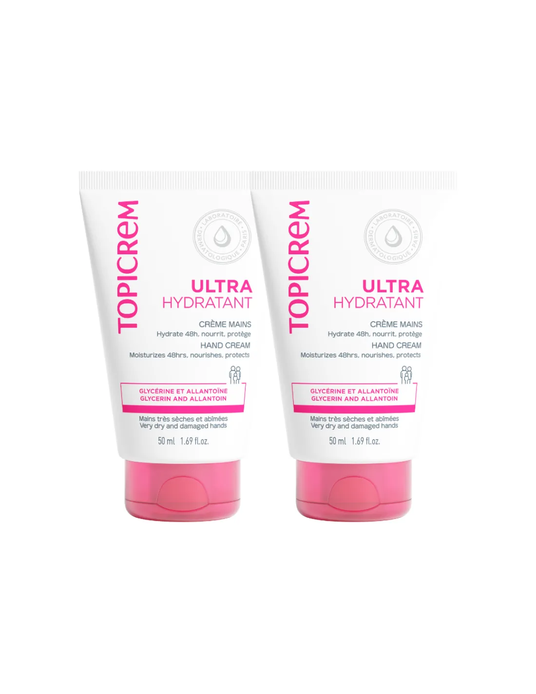 TOPICREM Duplo Ultra Hidratante Crema de Manos 2x50 ml