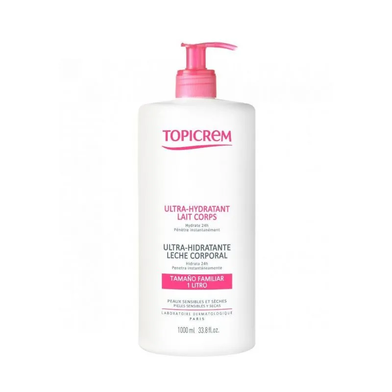 Topicrem UH Leche Ultra Hidratante Corporal 1Litro