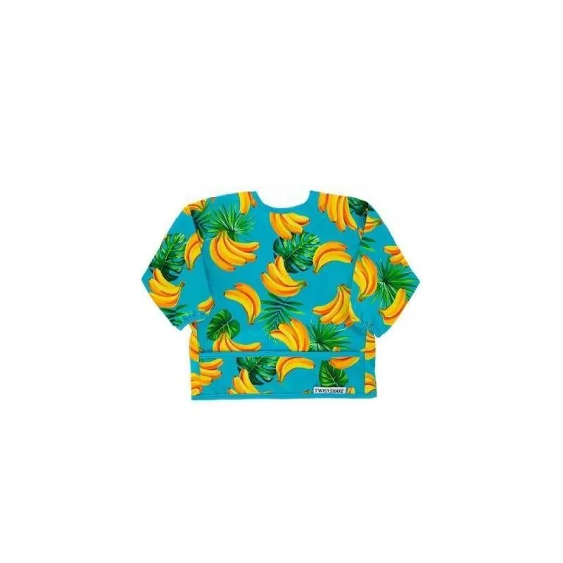 Twistshake Babero Manga Larga Plátanos