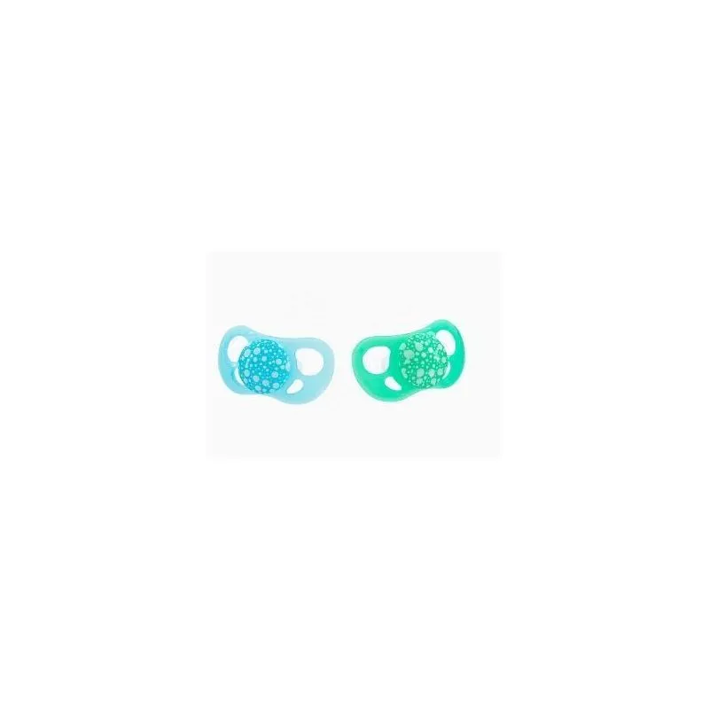 Twistshake Chupete Orthodontic +6M Color Azul y Verde 2uds