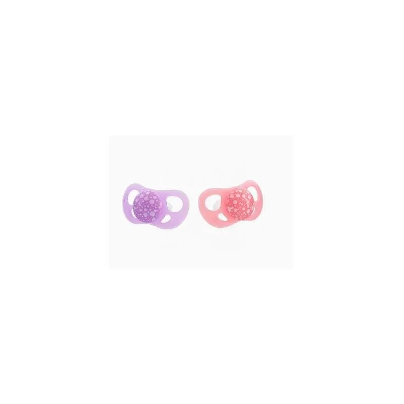 Twistshake Chupete Orthodontic +6M Color Rosa y Morado 2uds