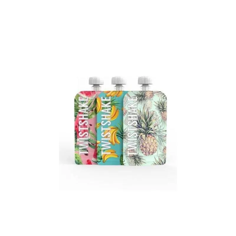 Twistshake Squeeze Bags Bolsitas Reutilizables Para Alimentos 220ml 3uds