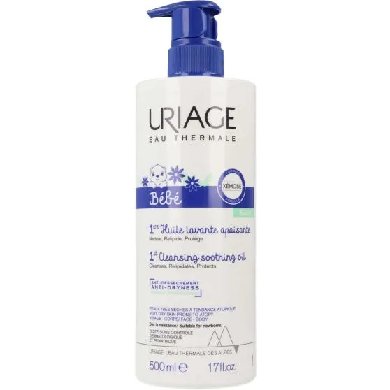 Uriage Bebé Primer Aceite Lavante y Calmante 500 ml