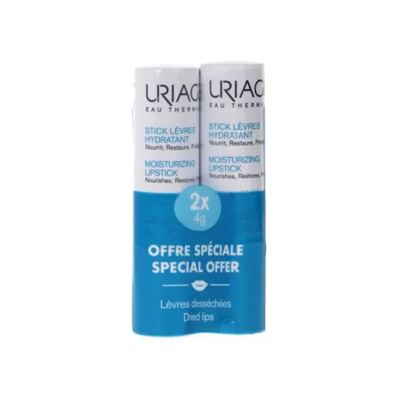 Uriage Duplo Stick Labial Hidratante Reparador 2x4 gr