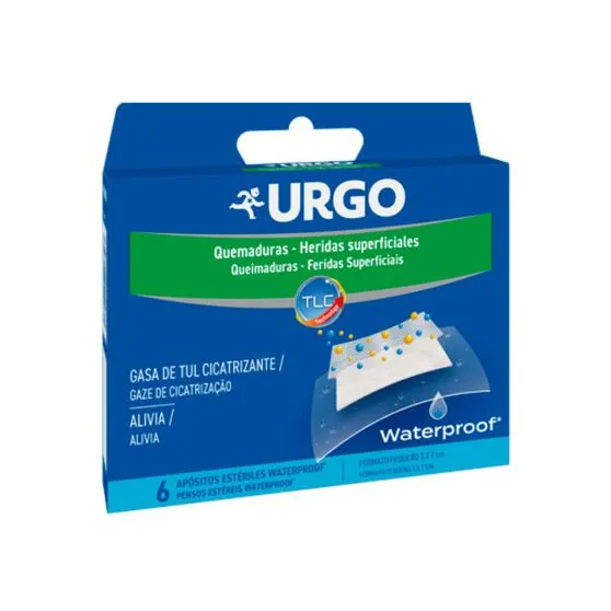 Urgo Quemaduras y Heridas Waterproof 6 uds (7x5 cm)