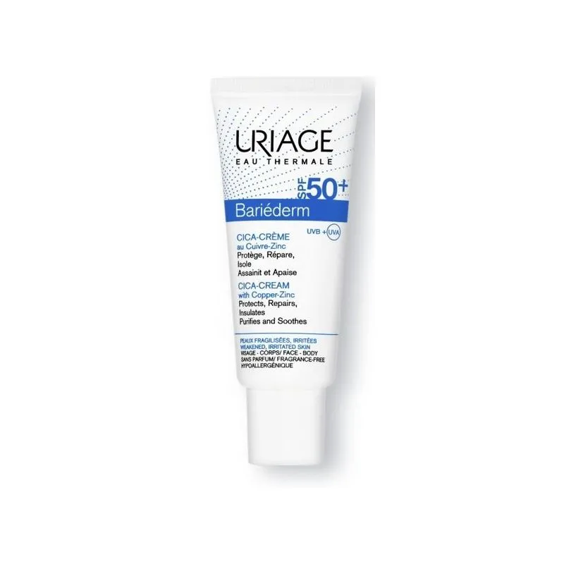 Uriage Bariderm Cica Crema SPF-50+ 40ml