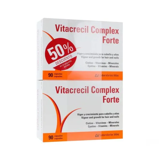 Vitacrecil Complex Forte 90 Cápsulas Duplo