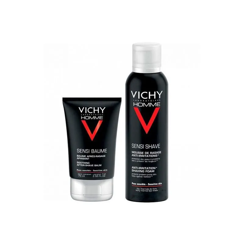Vichy Homme Sensi Baume 75ml + Sensi Shave 150ml