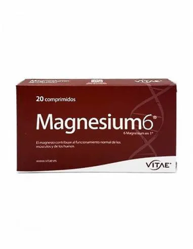VITAE MAGNESIUM 6 20 COMPRMIDOS.