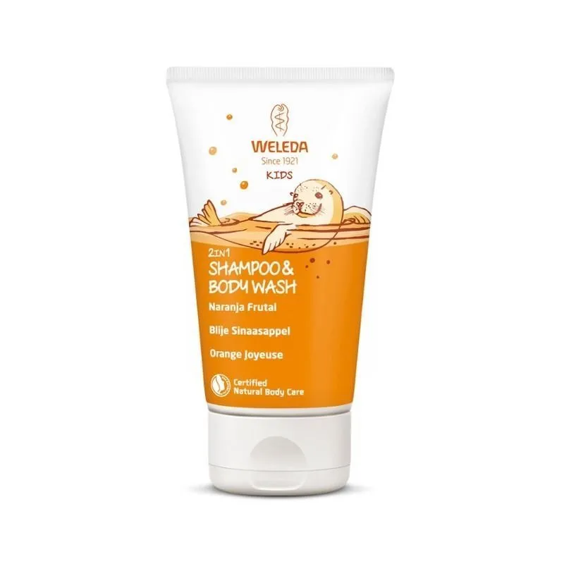 Weleda Champú y Gel 2 en 1 Kids Naranja Frutal 150ml