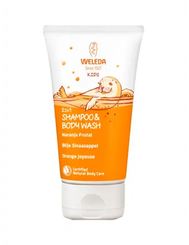 WELEDA NARANJA FRUTAL 2 IN 1 CHAMPÚ Y GEL 150 ML