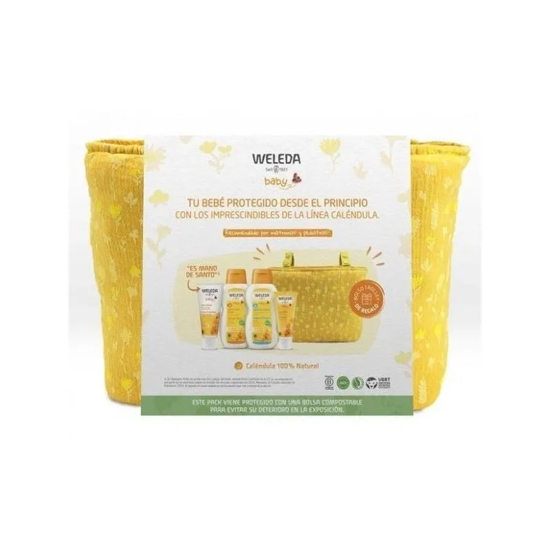 Weleda Set BIenvenida Bebé Caléndula + Bolso de Paseo