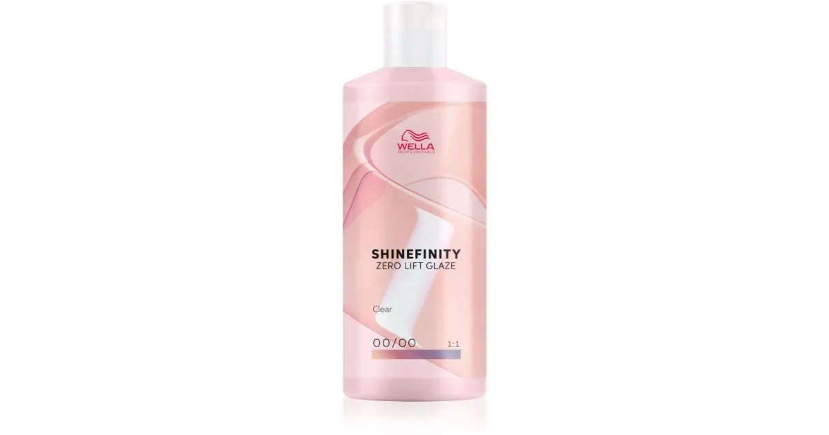 Wella Professionals Shinefinity Zero Lift Glaze semi-permanent hair color for natural or dyed hair 500 ml