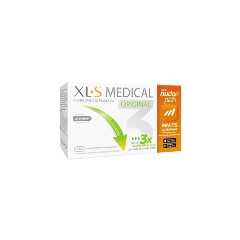 XL-S Medical Original Captagrasas Nudge 180 Comprimidos