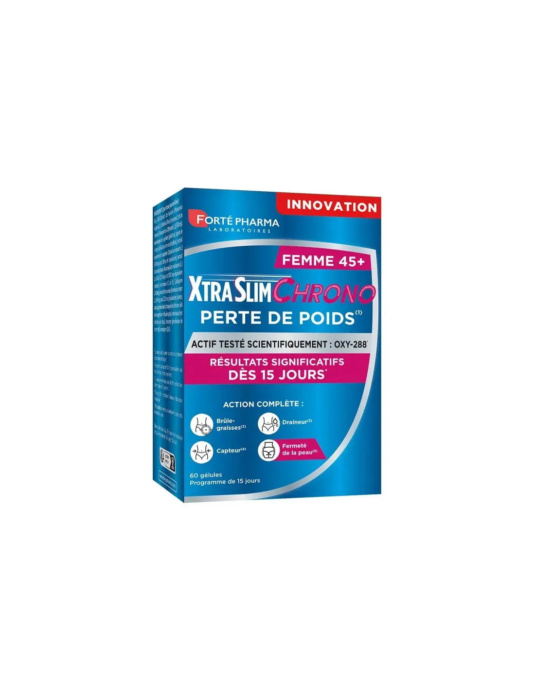 XtraSlim Chrono Mujer 45+ 60 Cápsulas