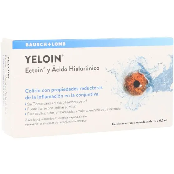 Yeloin Ectoin y Ácido Hialurónico 30 Monodosis