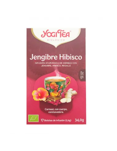 YOGI TEA JENGIBRE HIBISCO 17 BOLSITAS